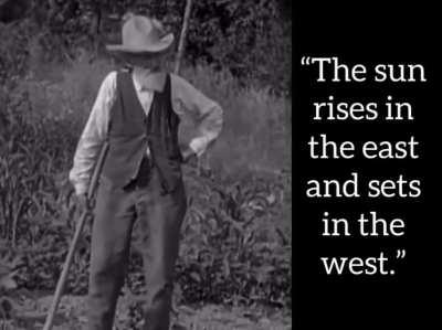Farmer born in 1842 talks about life and change. (Filmed in 1929)