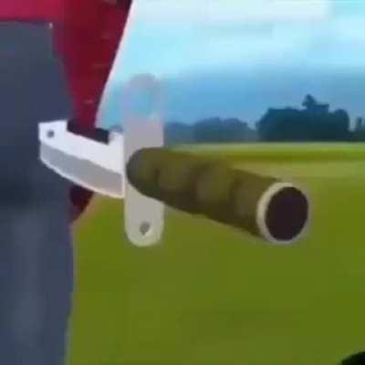 Spider man getting stabbed in the ass