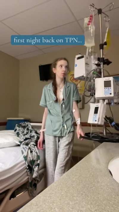 First night back on TPN