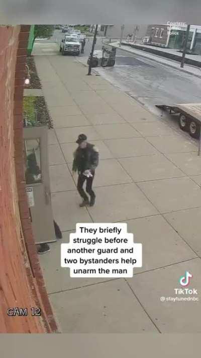 Man stops a mass shooting from happening with his bare hands!