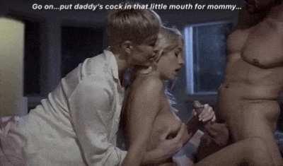 Mom encourages daughter.