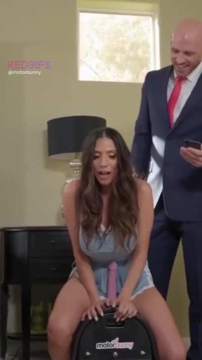 Johnny’s got the app, Arielle’s got the seat now it’s just a matter of how high he wants to turn it up..