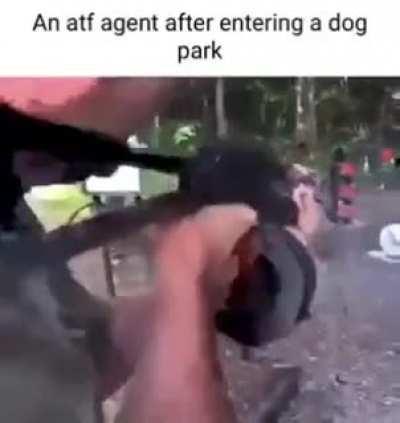 ATF Agent in the dog park
