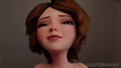 Aunt Cass riding (RapidBanana) [Big Hero 6]