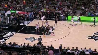 [Highlight] Wemby volleys an assist to Bassey