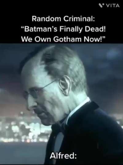 Imagine Bruce becoming Arkham Knight in this one