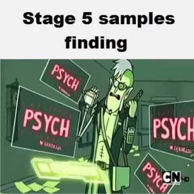 Stage 5 samples finding