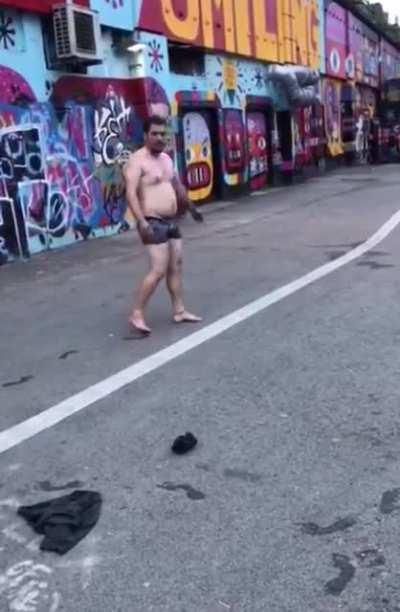 Jumping in a river gone wrong