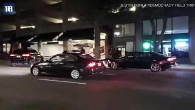 Moment man wearing right-wing Patriot Prayer hat is shot dead in Portland