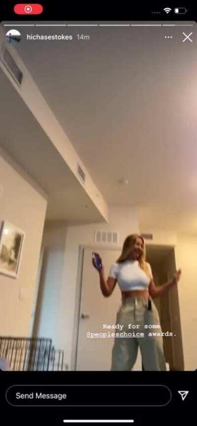 she’s getting freaky tonight 👀