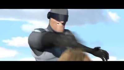 Dash versus Syndrome's henchman