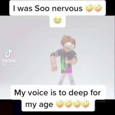 holy that deep voice is breaking the sound barrier