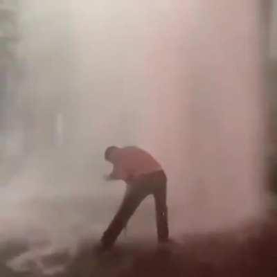 A senior developer fixing a bug in production