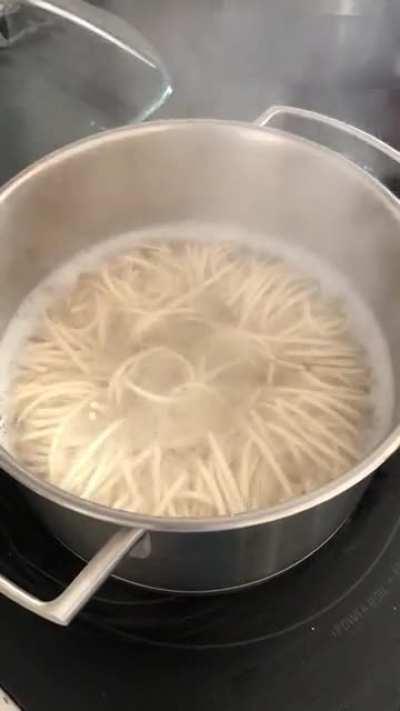 Spinning spaghetti