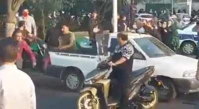 Guy decides to slap woman on the street for not wearing the hijab....It does not go well for him.