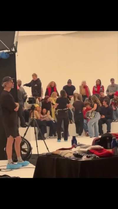 BTS clips of Joyce for GAP's 