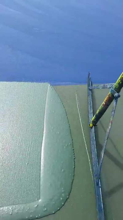 Painting tennis courts