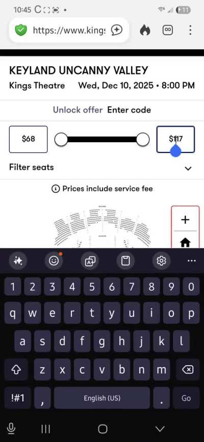 Who's paying a thousand dollars to see Key in the pit, are these vip tickets? 😭