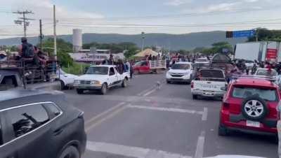 Convoy of CDS MZ in Chiapas