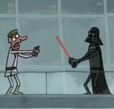 That’s one unique lightsaber