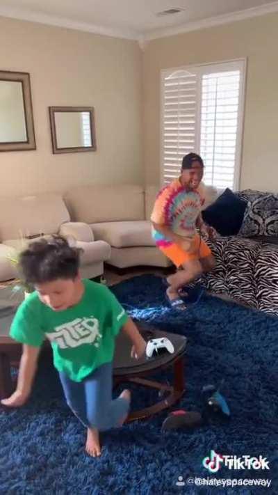 cutting your sons hair and making him cry for a tiktok “prank”