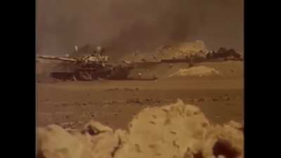 Iranians Engage Iraqi T-72 | Iran-Iraq War (1980-1988)