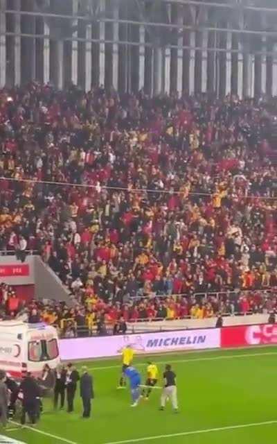 Goztepe vs Altay in Turkey was interrupted after a fan attacked the goalkeeper