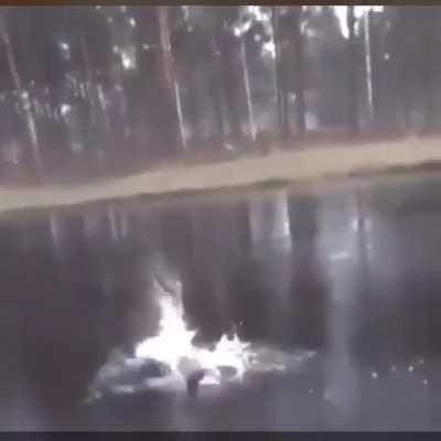 Hold my beer while I play Golf on ice