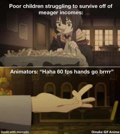 I could help children in Africa but my figures are more important