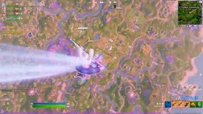 (Hop Flopper + Bubble Gum Hologram) makes you fly to the top of the map...