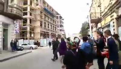 Using Child As A Melee Weapon.