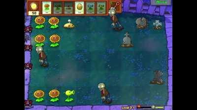 Level 2-1 without puff shrooms