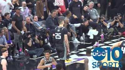 [Highlight] De’Aaron Fox mocks Jordan Poole for flopping