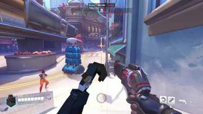 Instead of his usual grenade, Cassidy should be able to use his mechaninal arm and mercenary abilities to put his enemies to rest (in style)