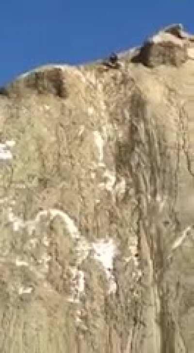 Let me just drive up the side of a mountain...