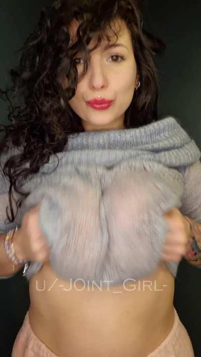 Natural boobs bounce different, especially on your face (OC)