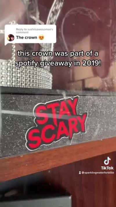 billie eilish ‘you should see me in a crown’ replica 🕷