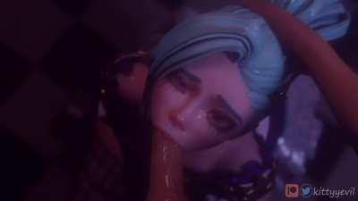 How seraphine spends every game when the enemy catches her <3