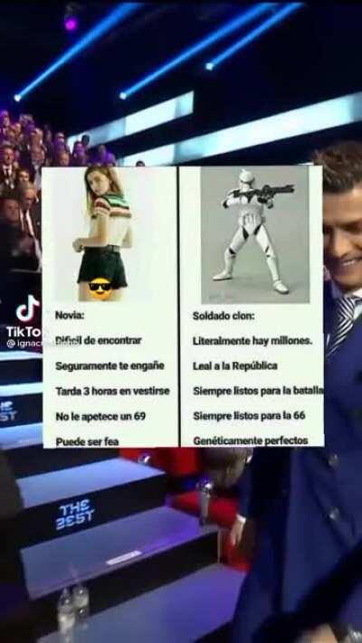 Ovio que el soldado clon