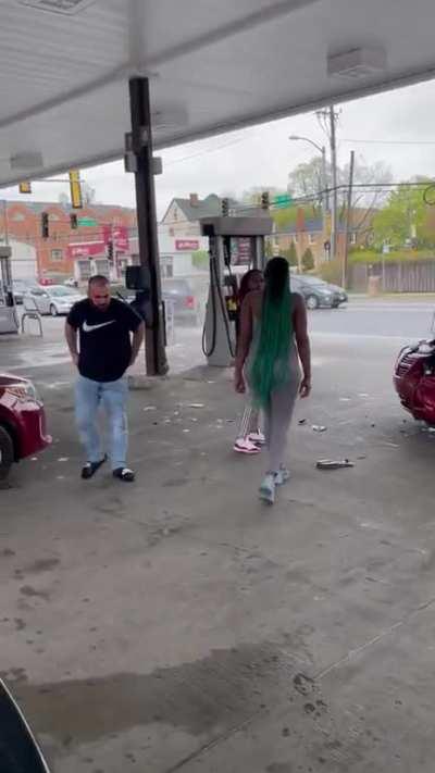 Major Gas Station Altercation