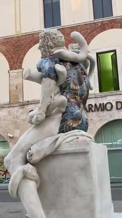 Some art I saw in Pietrasanta, Italy today