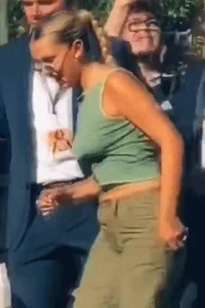 Millie Bobby Brown braless jiggle