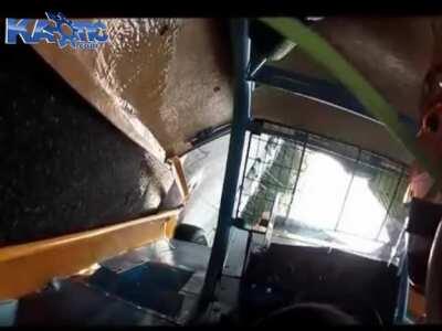 Race Car Driver Almost Burns Alive POV