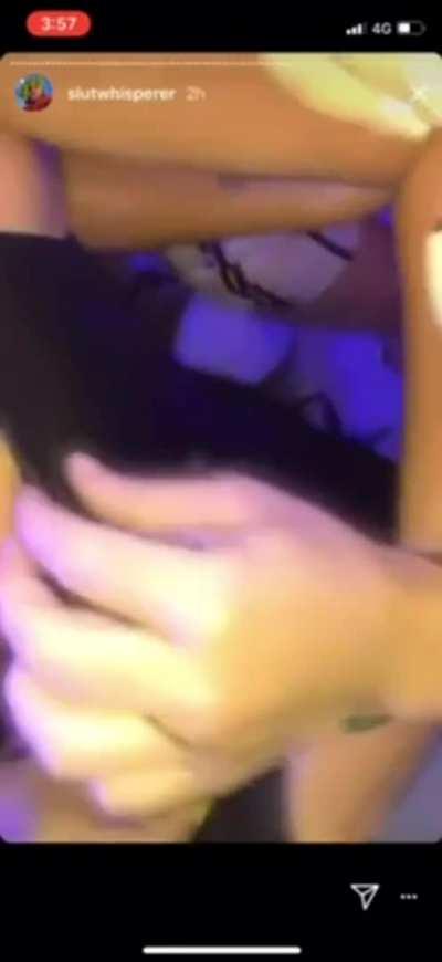 Champagne Shower And Flashing Tits