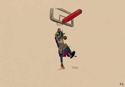 Little animation I made of one of my favorite Ben dunks!