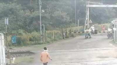 I was waiting for a train...