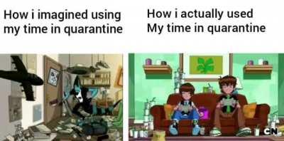 I tried to be productive