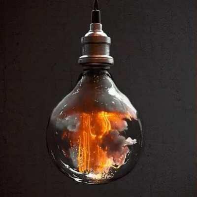 Light Bulb Self Destructing