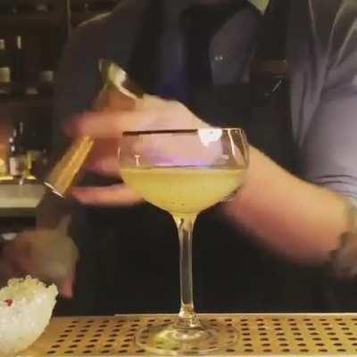 Quite the elaborate process for this cocktail!