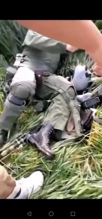 河南老乡看到有外籍飞行员跳伞，以为抓到了大鱼